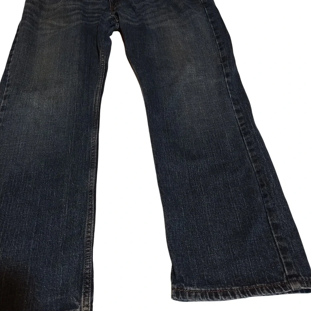 Levis Relaxed Fit Dark‎ Wash Jeans 39x28 (Tag 38x32) Straight Leg Western Cowboy